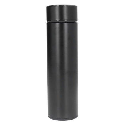 Smart Water Bottle 500Ml LED Display Food Grade Stainless Steel Wide Application Detachable Filter LED Water Bottleblack