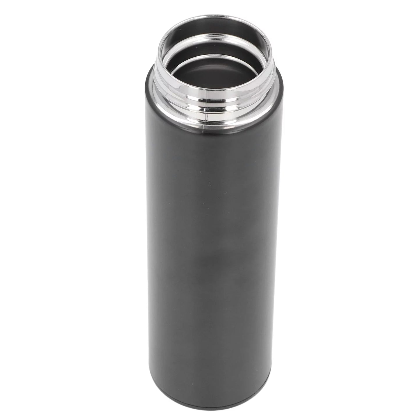 Smart Water Bottle 500Ml LED Display Food Grade Stainless Steel Wide Application Detachable Filter LED Water Bottleblack